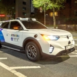 江南・瑞草の自動運転タクシー（撮影＝筆者）