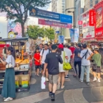 外国人観光客で賑わうソウル・明洞（撮影＝筆者）
